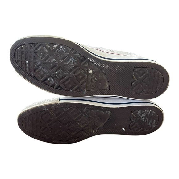 Converse Mens Sneakers 12 Chuck Taylor All Star Leather White 132169C - Picture 3 of 9